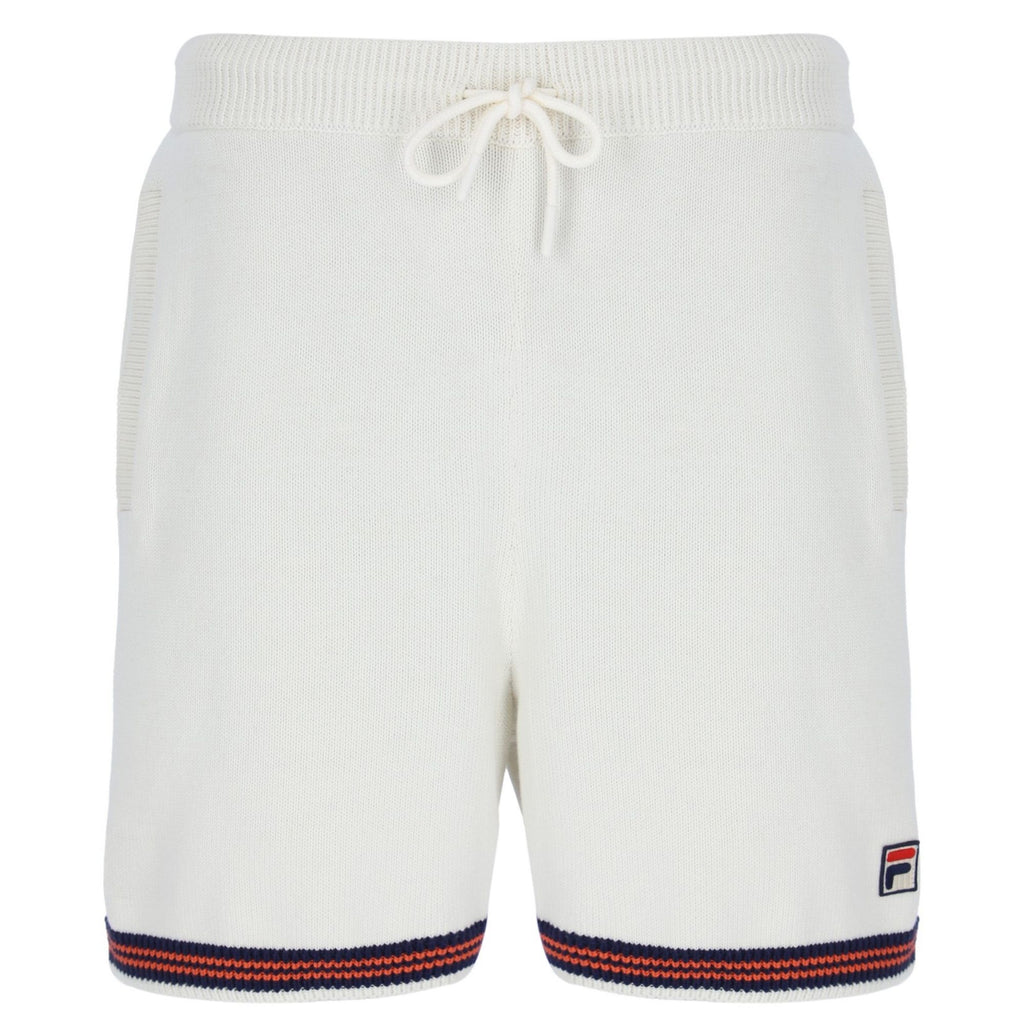 Fila Vintage Clemente Crochet Shorts - Gardenia
