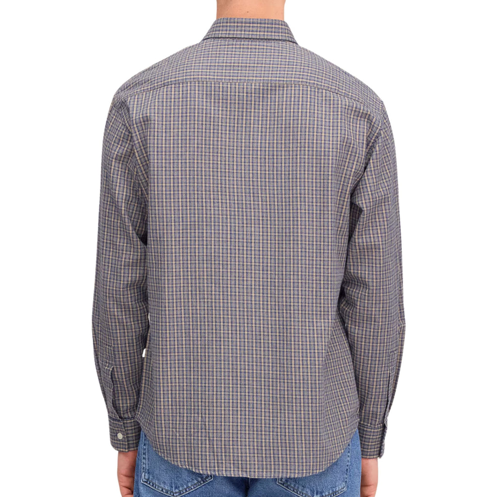 NN07 Deon Shirt - Indigo Check