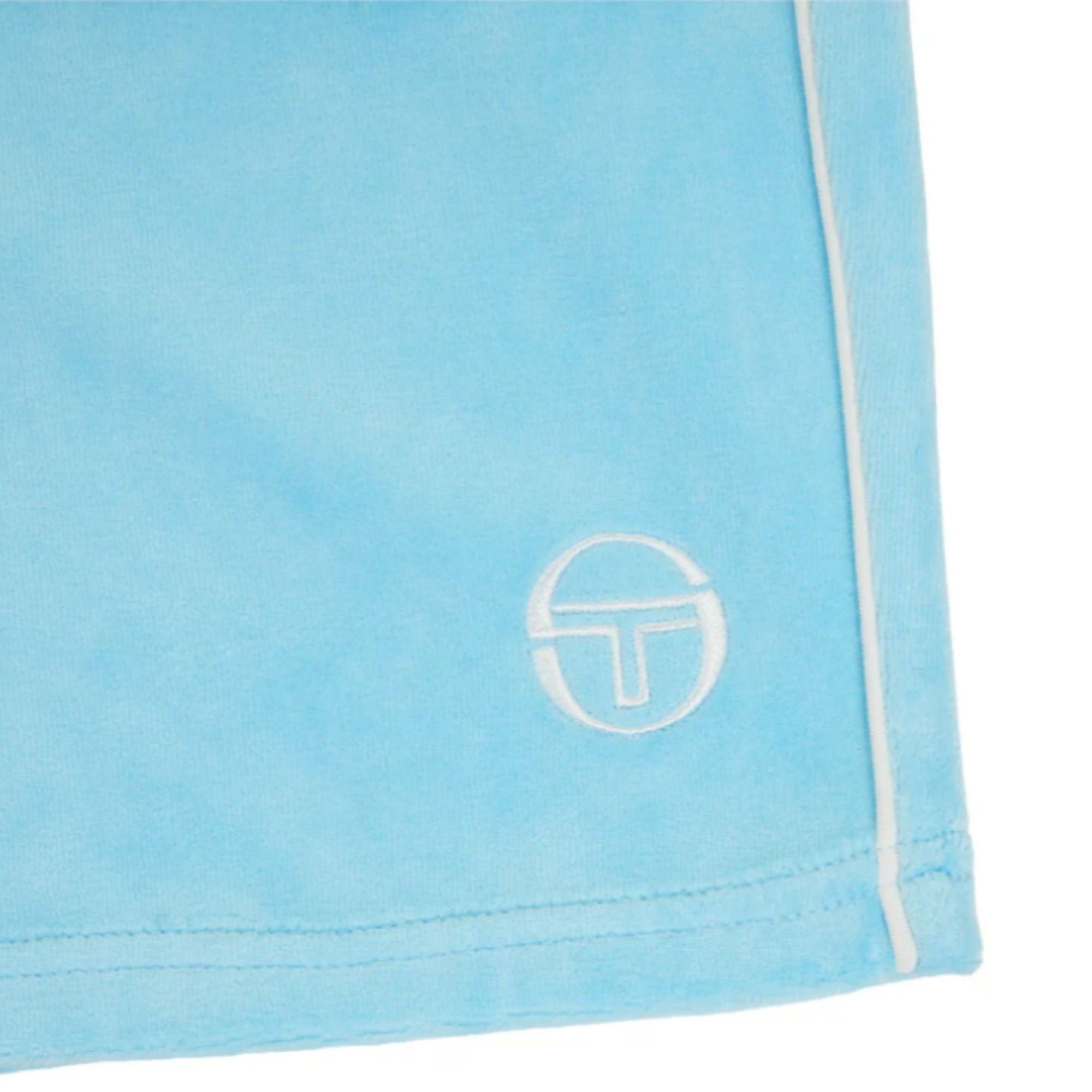 Sergio Tacchini Tasso Velour Short - Baltic Sea