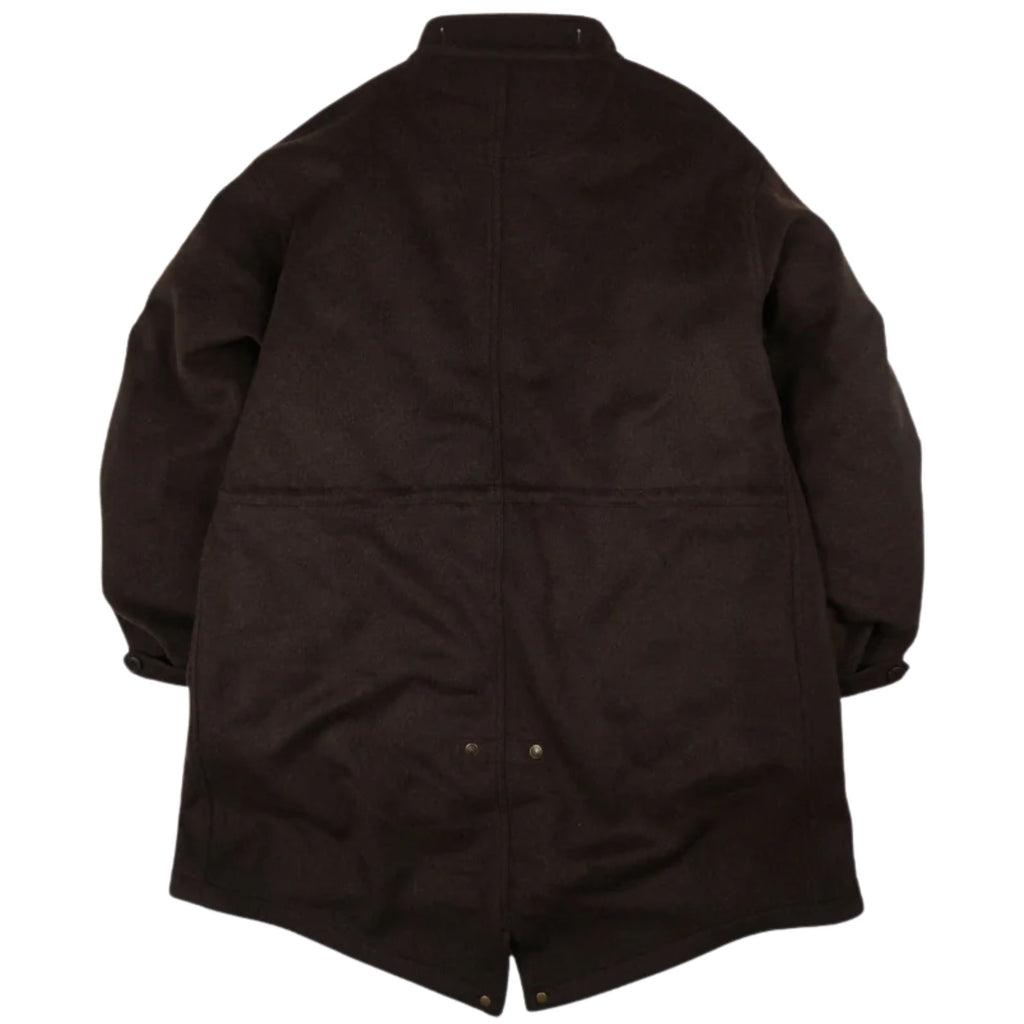 FrizmWORKS Wool Vincent Fishtail Parka - Brown