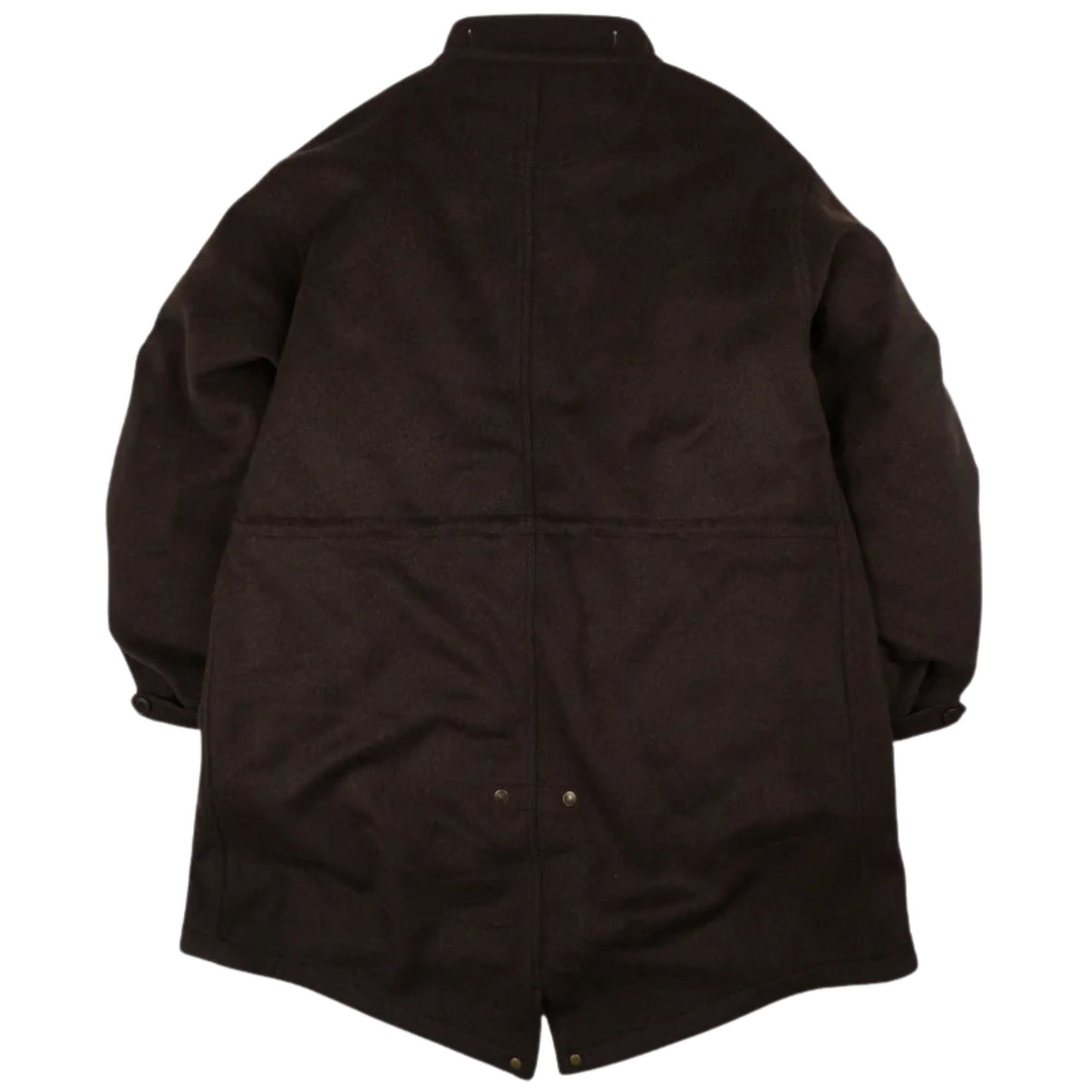 FrizmWORKS Wool Vincent Fishtail Parka - Brown