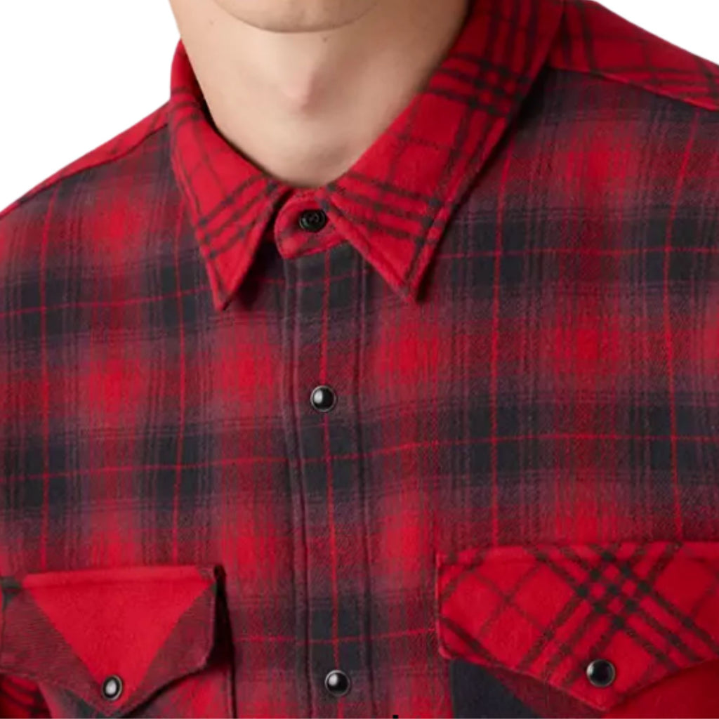 Levi's® Pieced Relaxed Western Shirt - Red