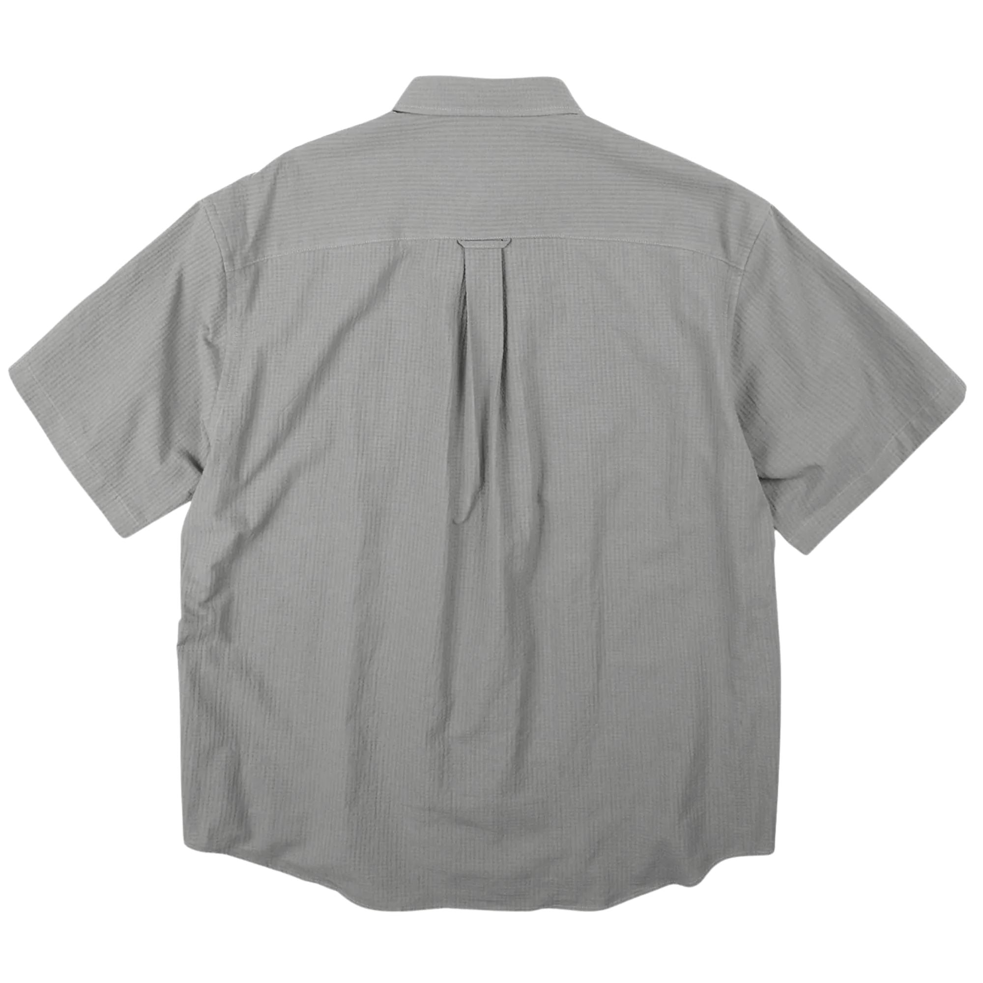 FrizmWORKS OG Dobby Weave Seersucker Half Shirt - Grey