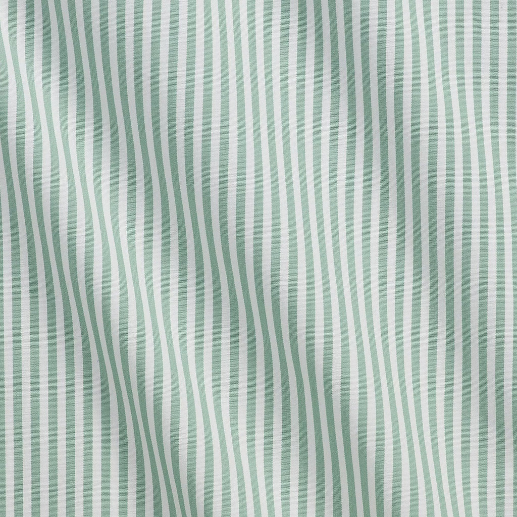 Polo Ralph Lauren Custom Fit Striped Stretch Poplin Shirt - Faded Mint/White