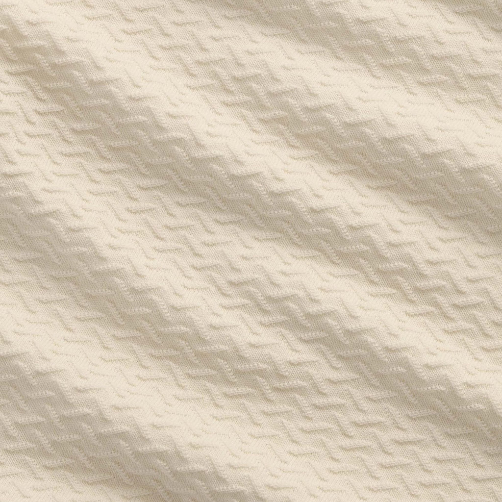 NN07 Paul Textured Stitch Polo - Ivory