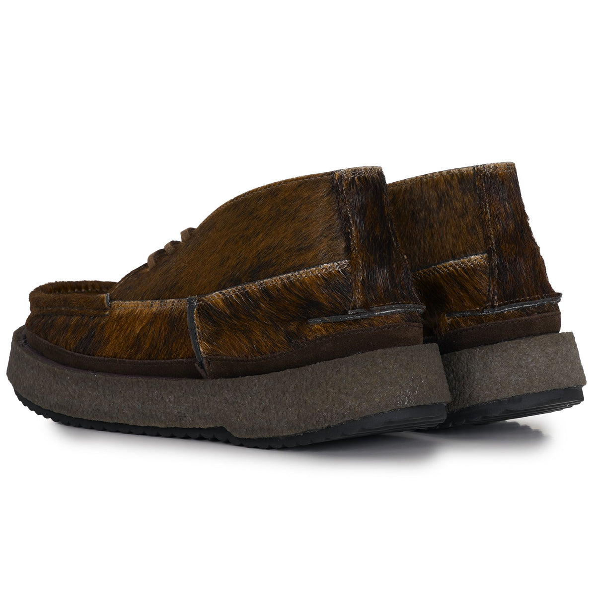 Leevons Topcat Casual Shoes - Brindle Haircalf