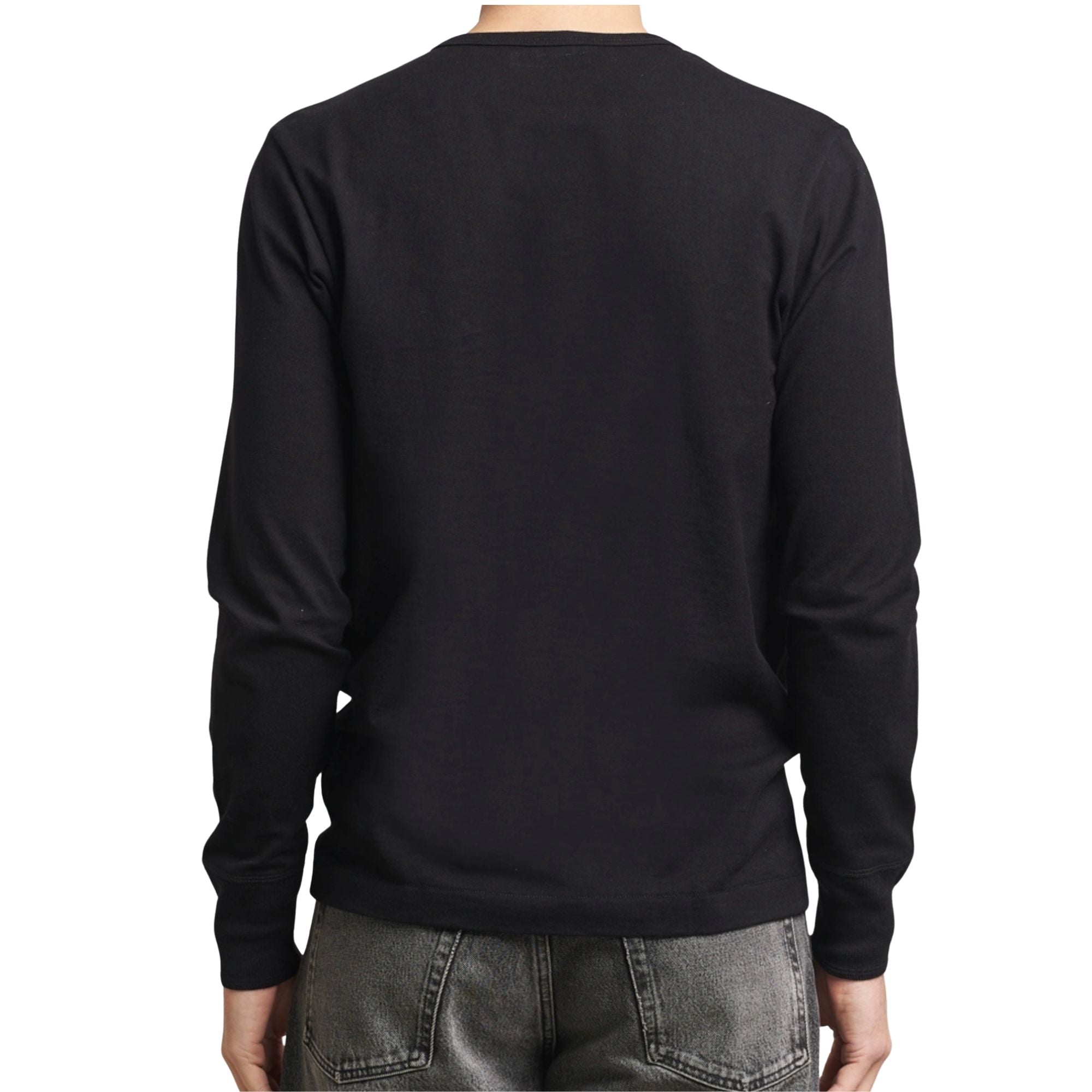 2M06 Vintage Machine Refined Classic Fit Long Sleeve Henley - Deep Black