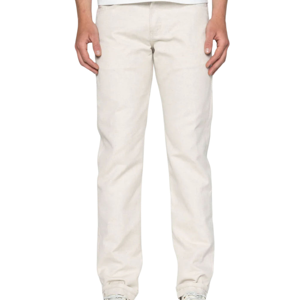 Naked and Famous Denim Weird Guy Tabi Selvedge - Off White
