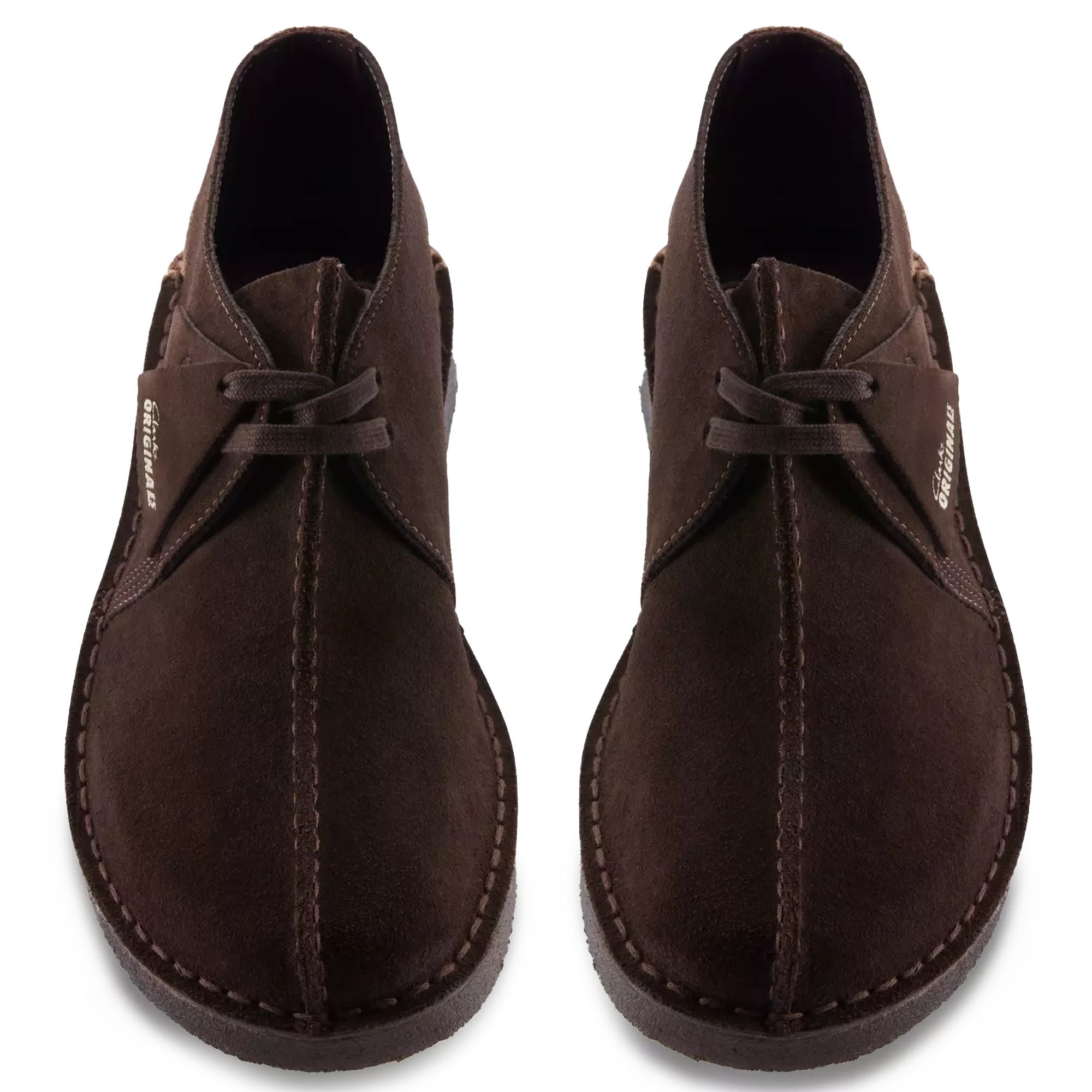 Clarks Originals Desert Trek Shoes - Dark Brown 88320-DBN