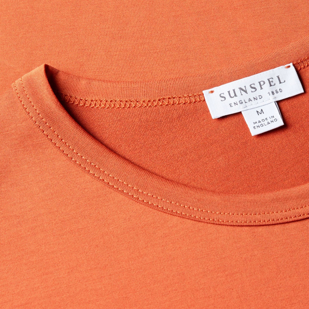 Sunspel Short Sleeve Classic T-Shirt - Copper