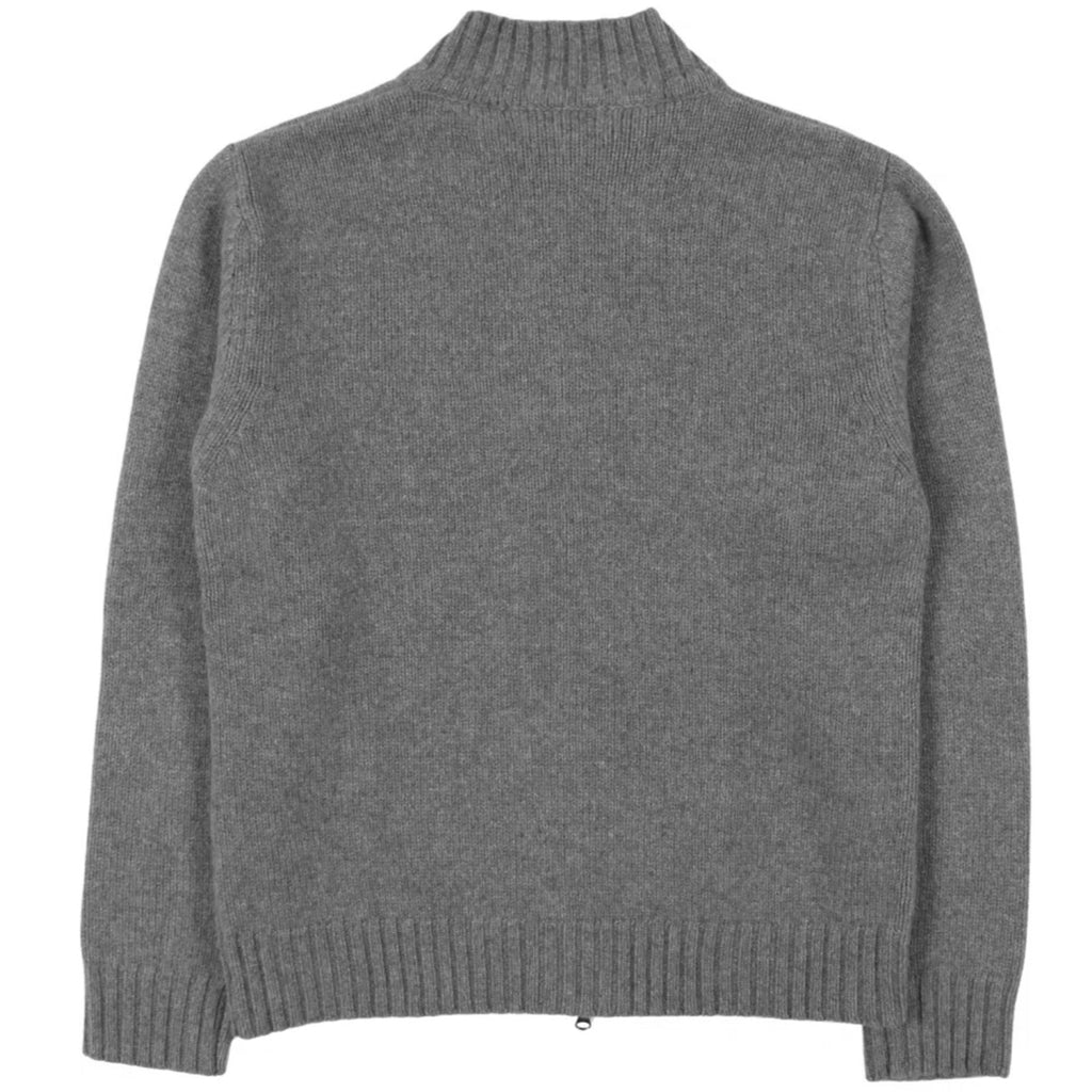 Pittari Fell Zip Cardigan - Grey Mix