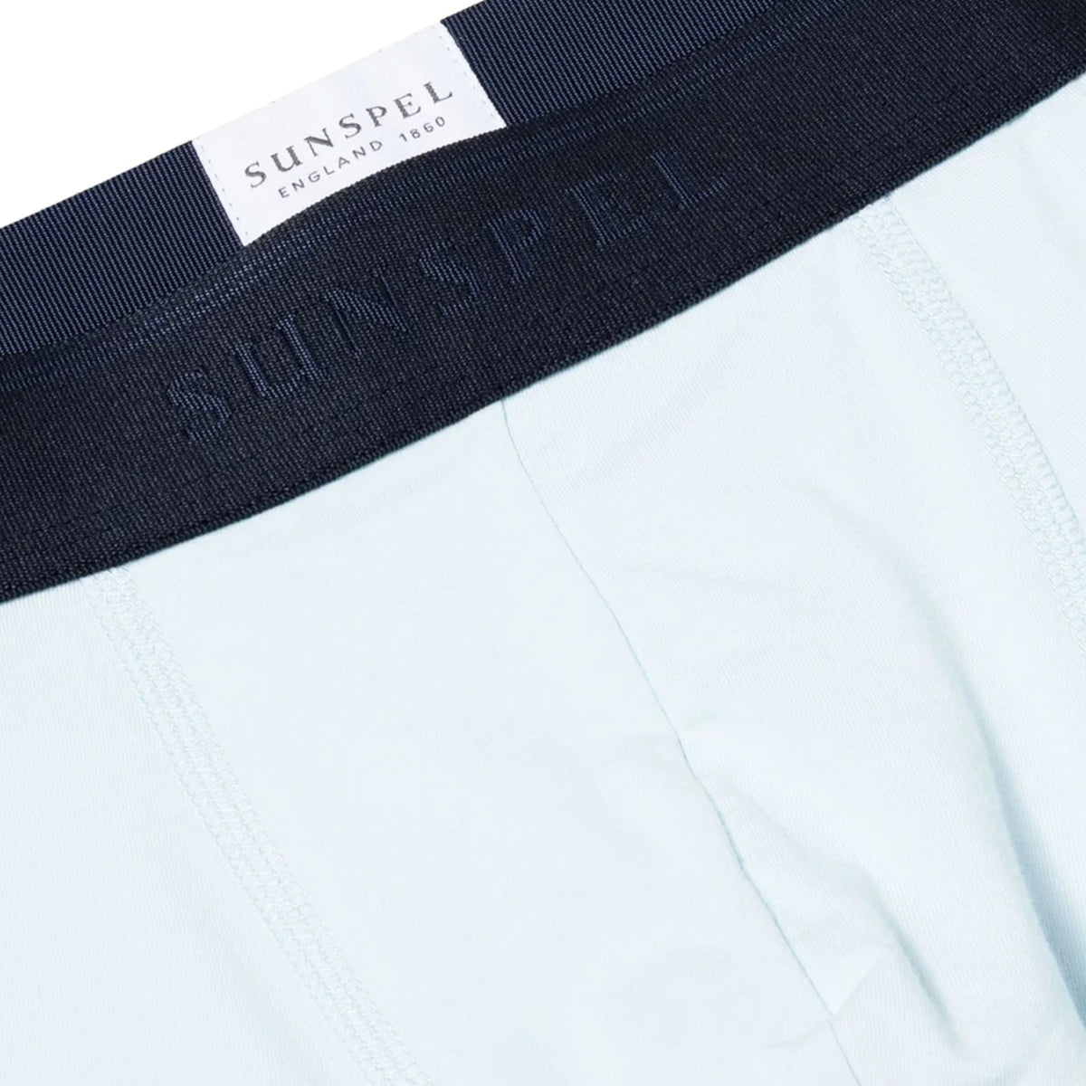 Sunspel Stretch Cotton Boxer Briefs - Light Blue