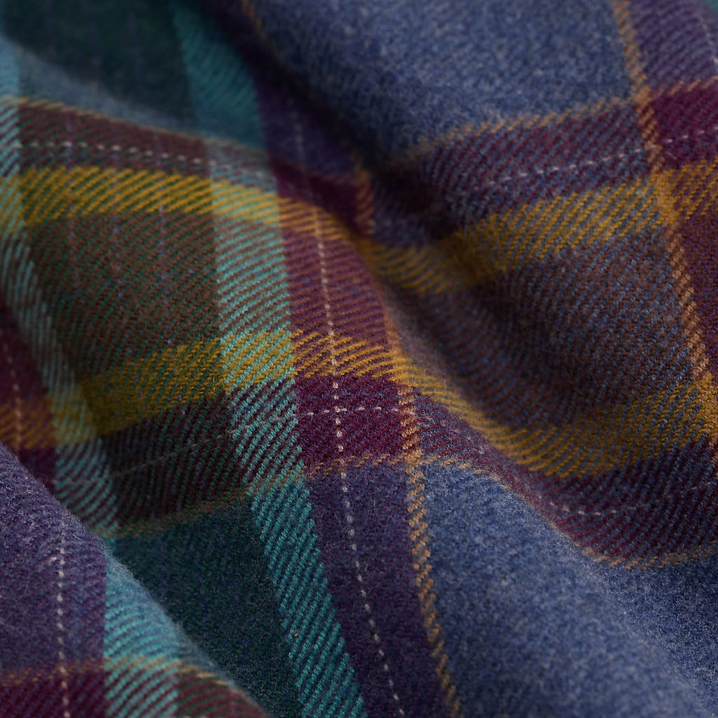 Polo Ralph Lauren Custom Fit Plaid Flannel Shirt - Blue Purple Heather