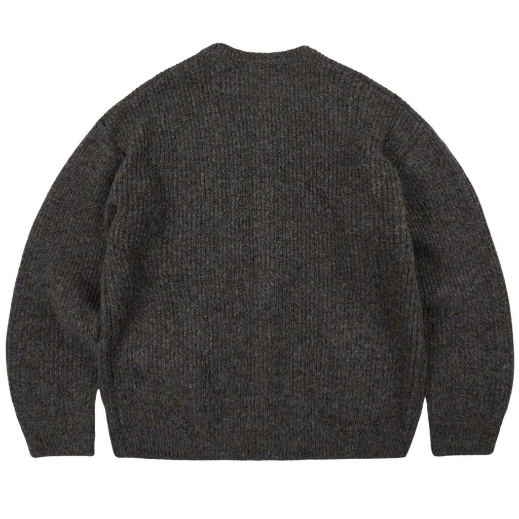 Frizmworks Brushed Wool Round Cardigan - Brown