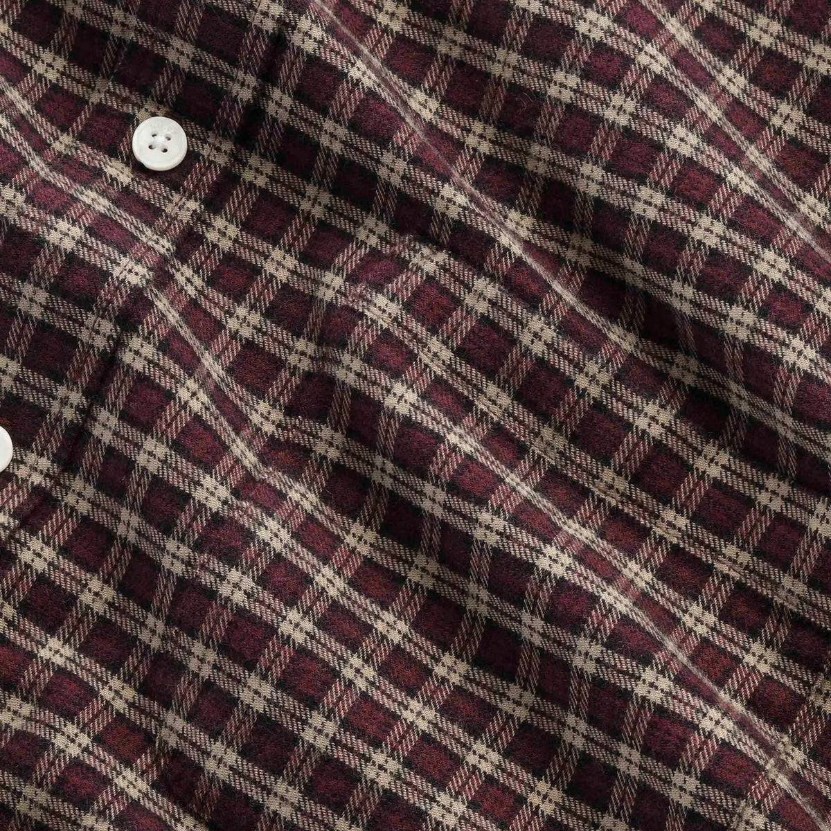 NN07 Deon Shirt - Bordeaux Check