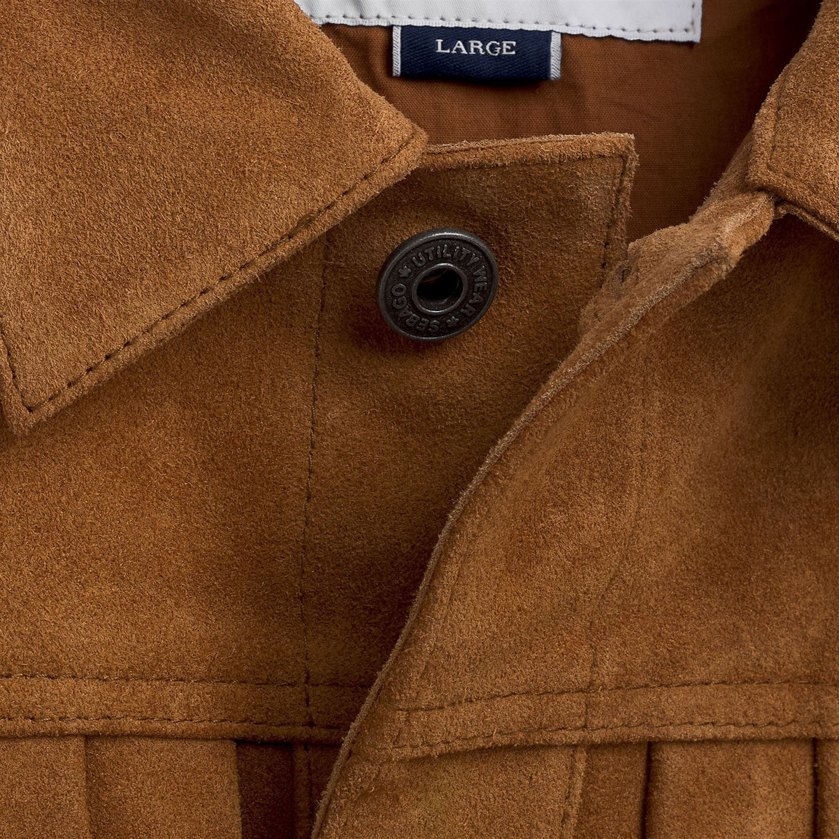 Sebago  Pineland Suede Short Jacket - Brown Sierra