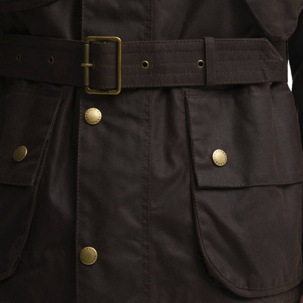 Barbour International Original Wax Jacket - Black Oak