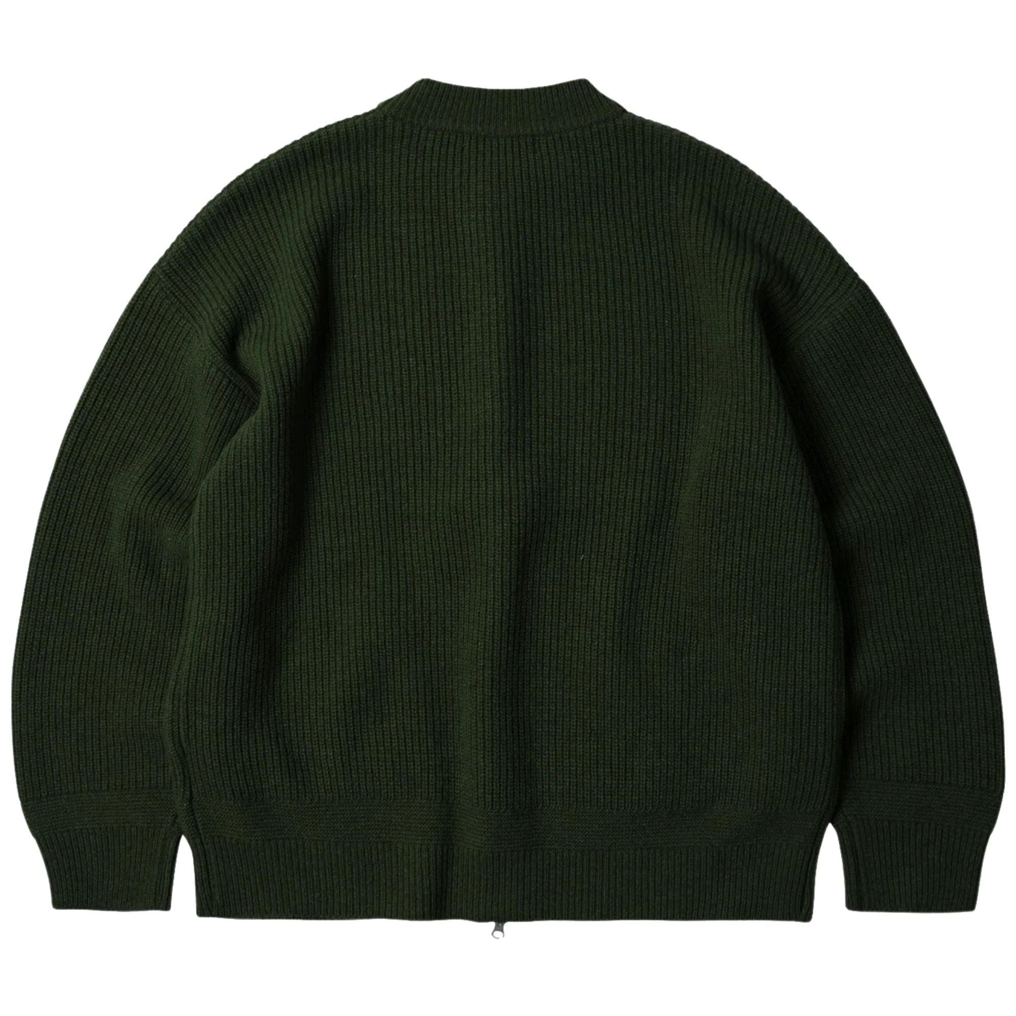 FrizmWORKS Wool Deck Zip Up Cardigan - Forest Green