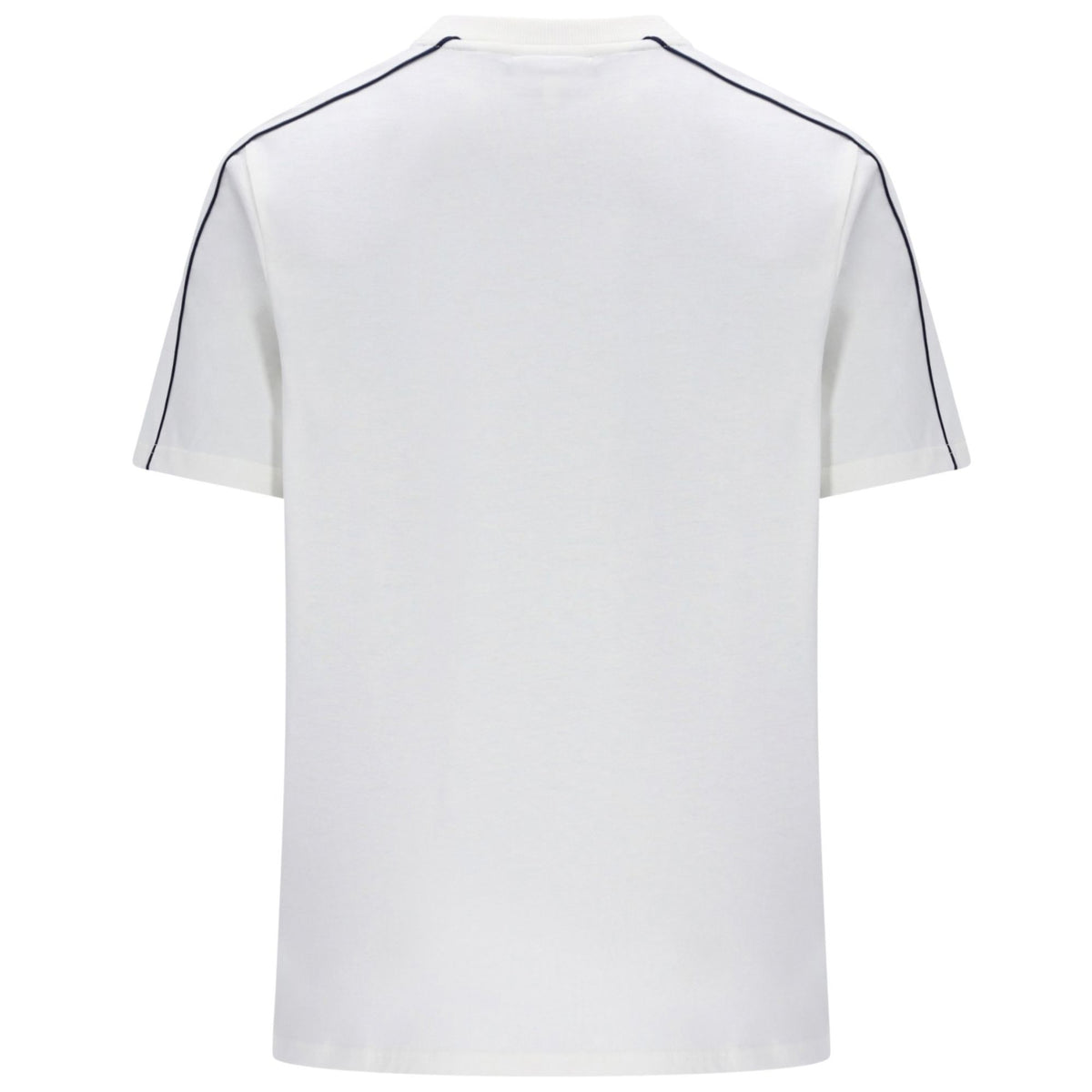 Sergio Tacchini Santis Raised Logo T-Shirt - Gardenia/Maritime Blue