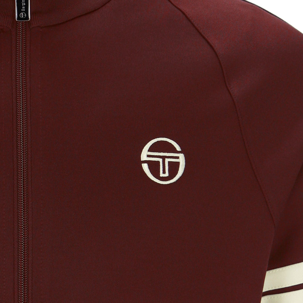 Sergio Tacchini x Stuarts x Stuarts Orion Track Top - Merlot