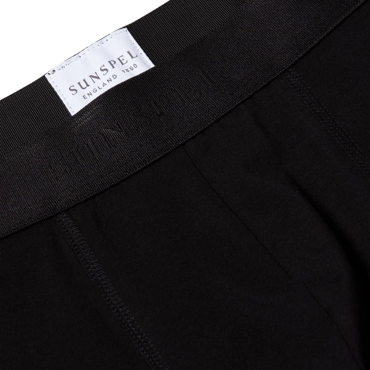 Sunspel Stretch Cotton Trunks - Black