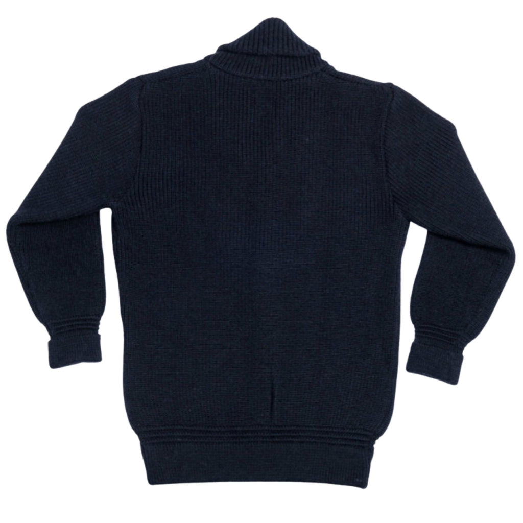 Heimat Virgin Wool Eiger Cardigan - Ink
