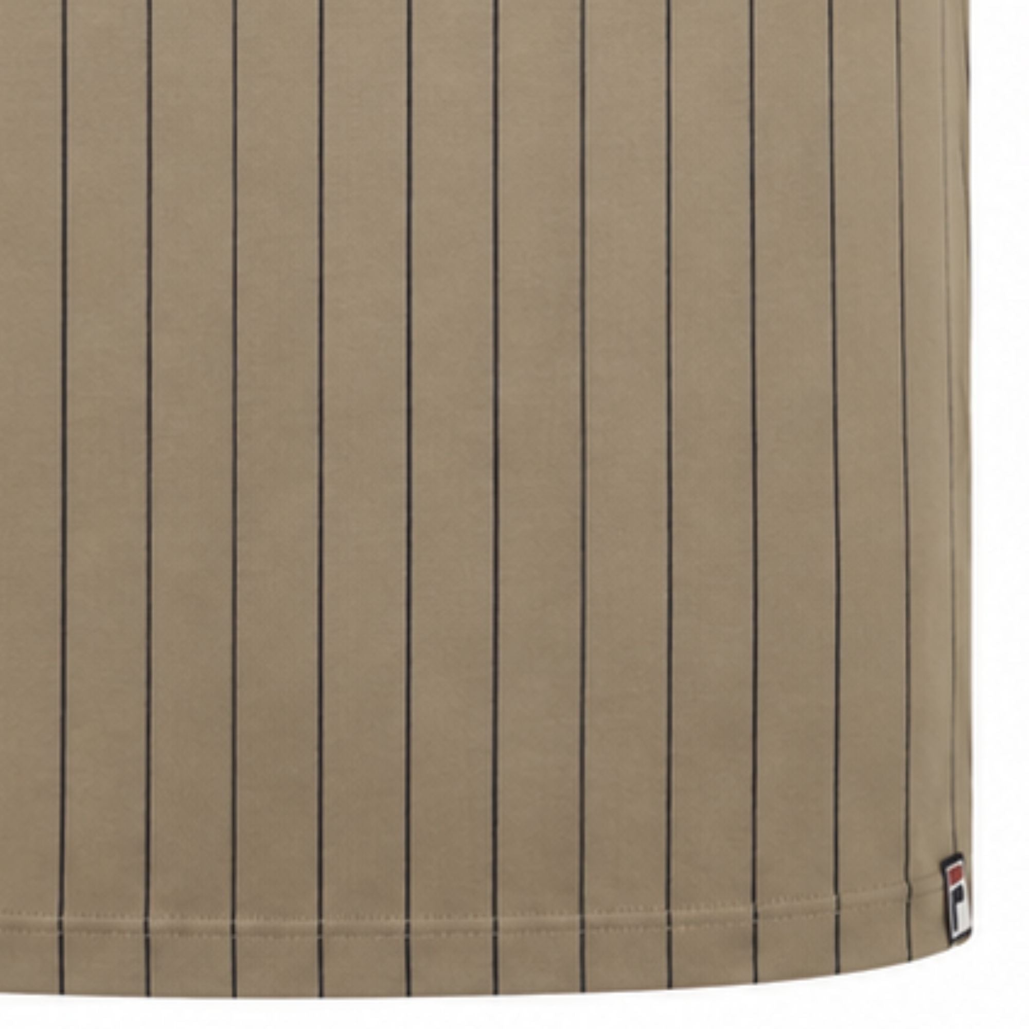 Fila Vintage BB1 Classic Vintage Striped Polo Shirt - Double Cream