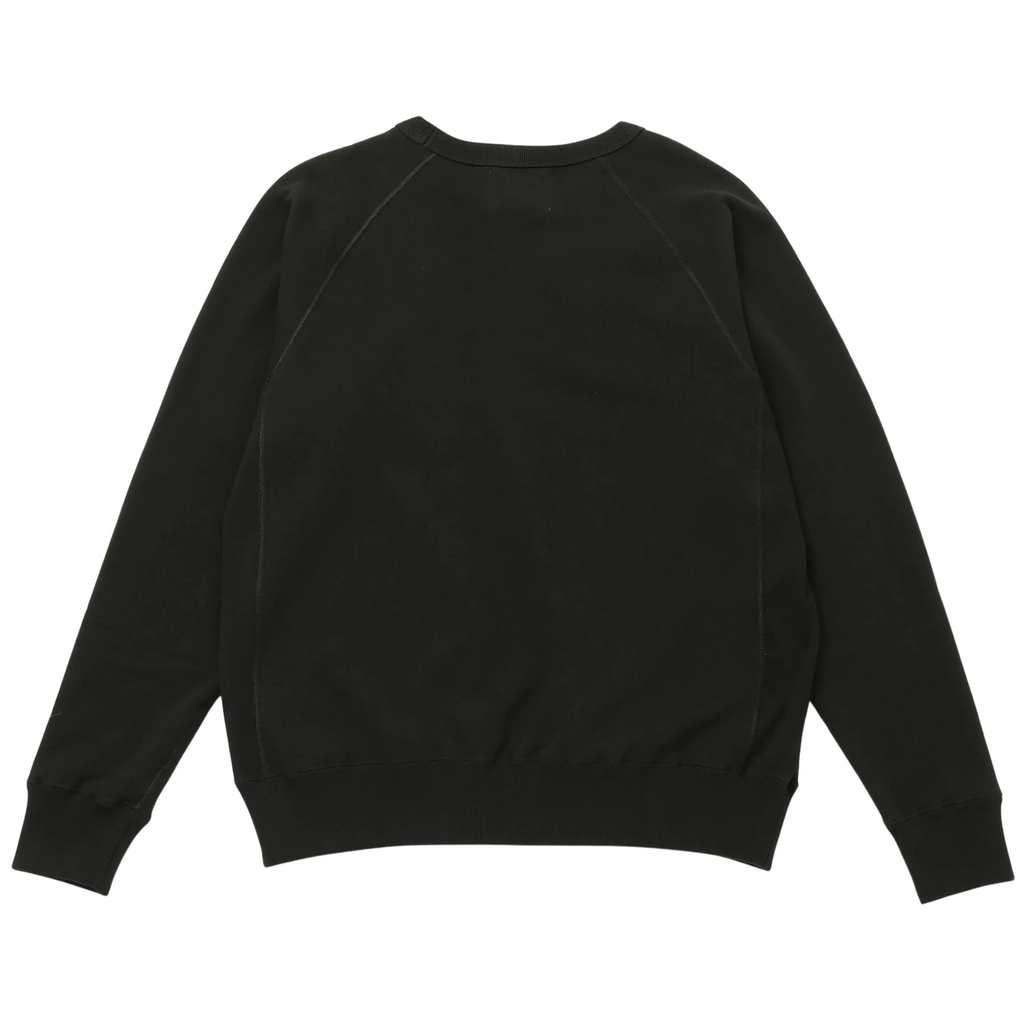 Wonder Looper Pullover Crewneck Super Looper French Terry - Sumi Black