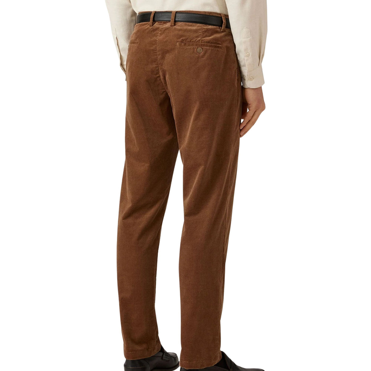 Sunspel Corduroy Trousers - Dark Beige