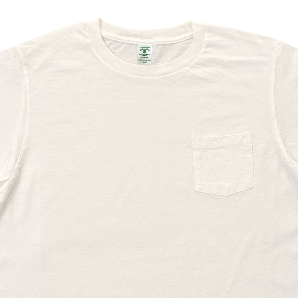 Velva Sheen	Short Sleeve Crew Neck T-Shirt W/Pocket - White