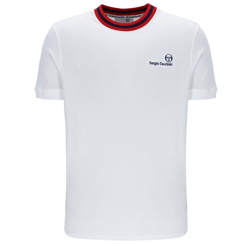Sergio Tacchini Rainer FC T-Shirt - White/Red