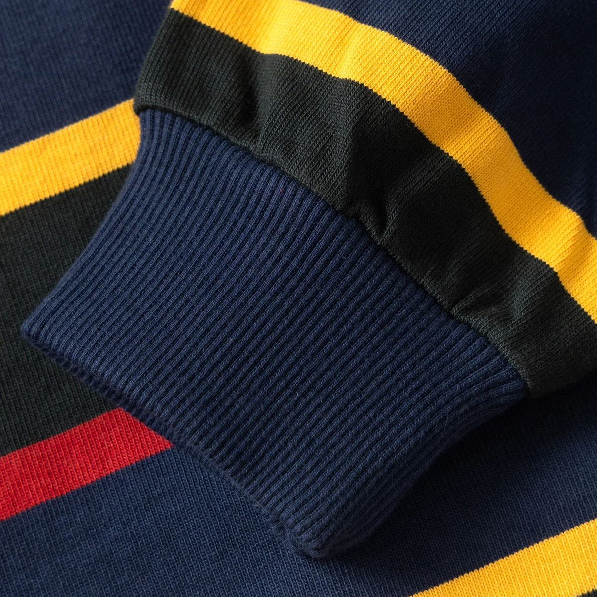 Opensider Classic Rugby Shirt - Forest Multi-Stripe