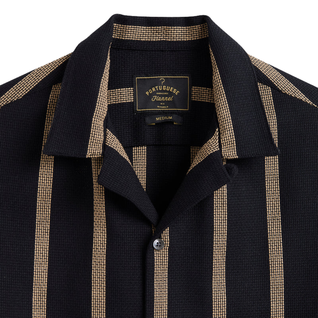 Portuguese Flannel Marques Shirt - Black