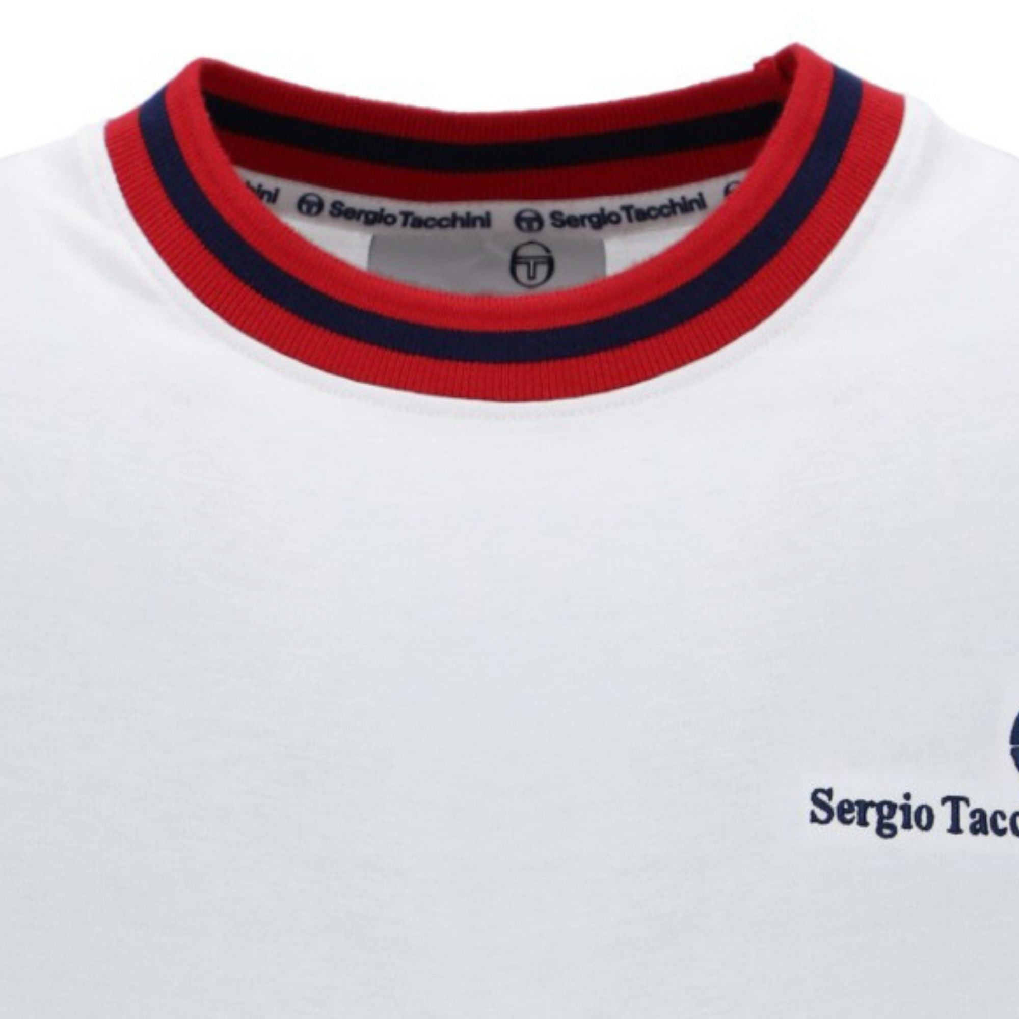 Sergio Tacchini Rainer FC T-Shirt - White/Red