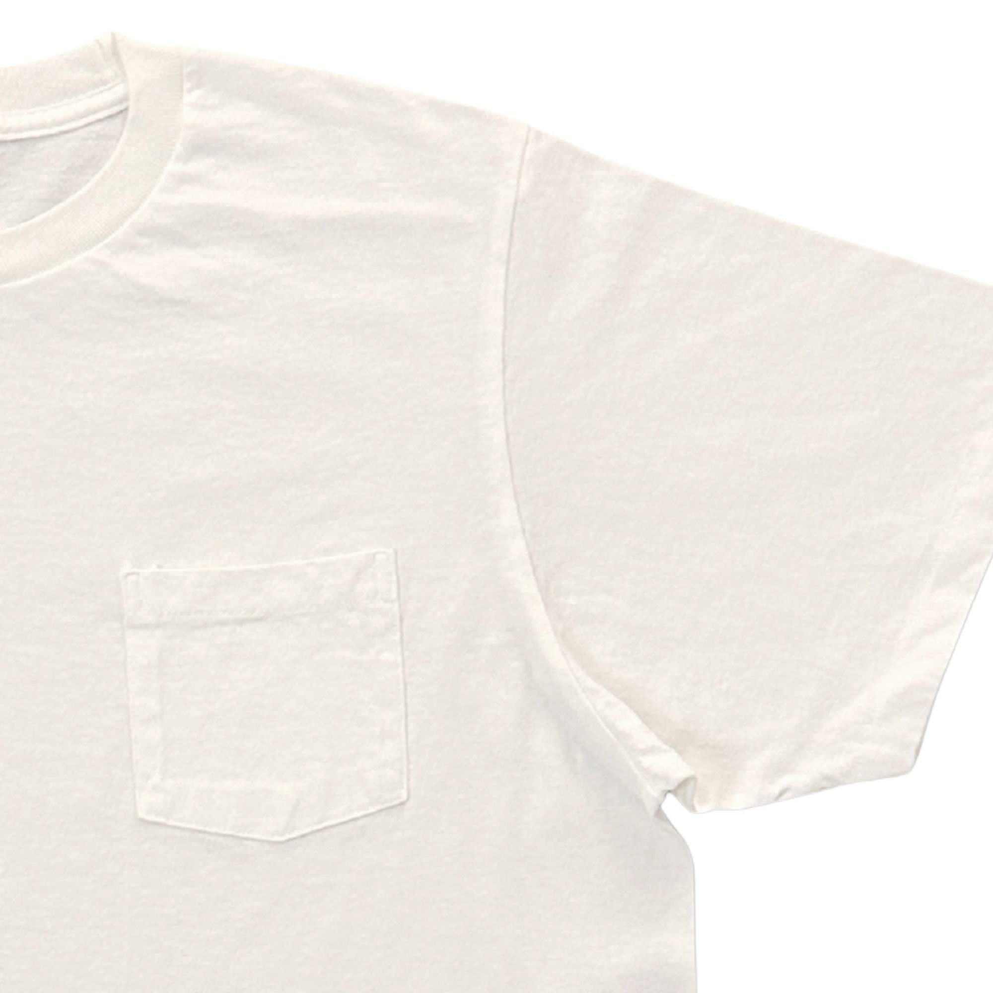 Velva Sheen	Short Sleeve Crew Neck T-Shirt W/Pocket - White