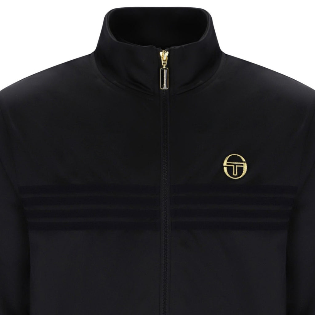 Sergio Tacchini New Varena Track Top - Black/Gold