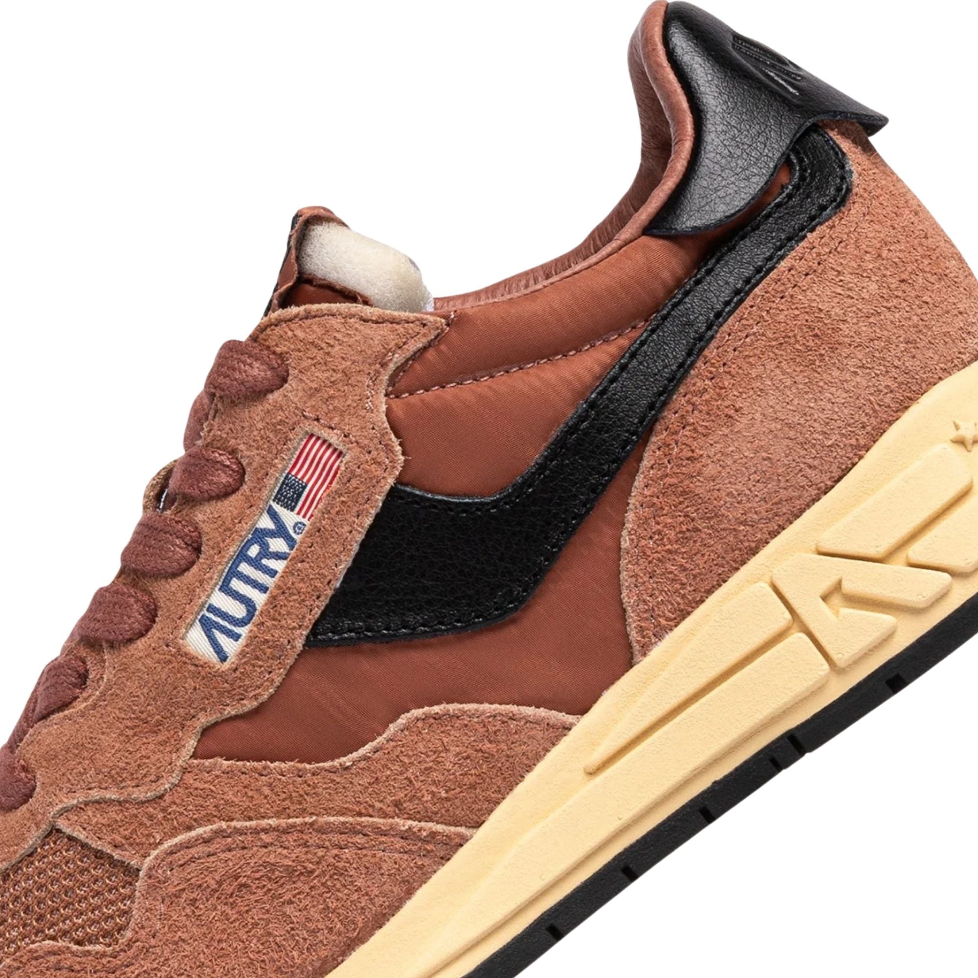 Autry Reelwind Low Sneakers - Mocha/Black