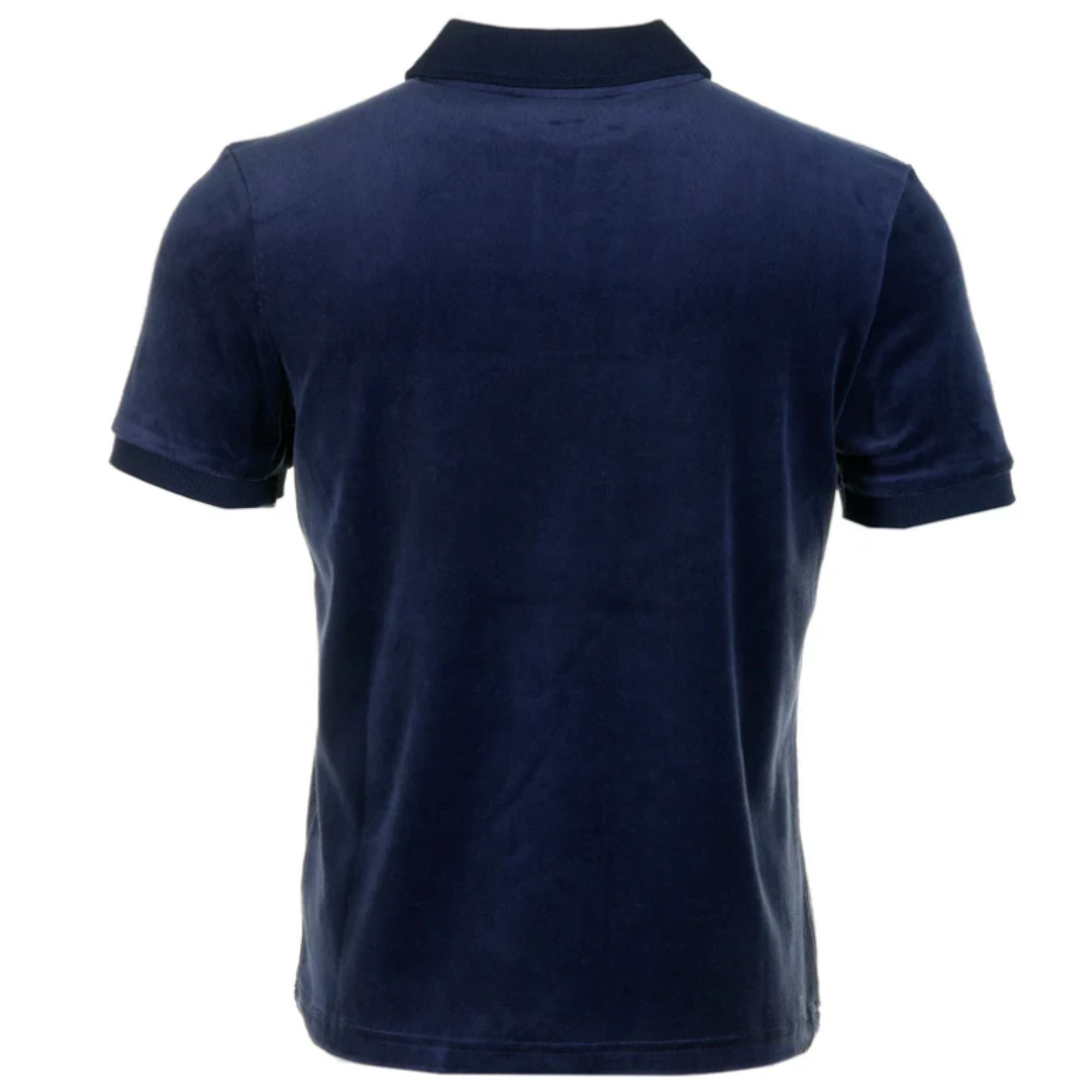 Sergio Tacchini Cardona Velour Zip Polo Shirt - Maritime Blue