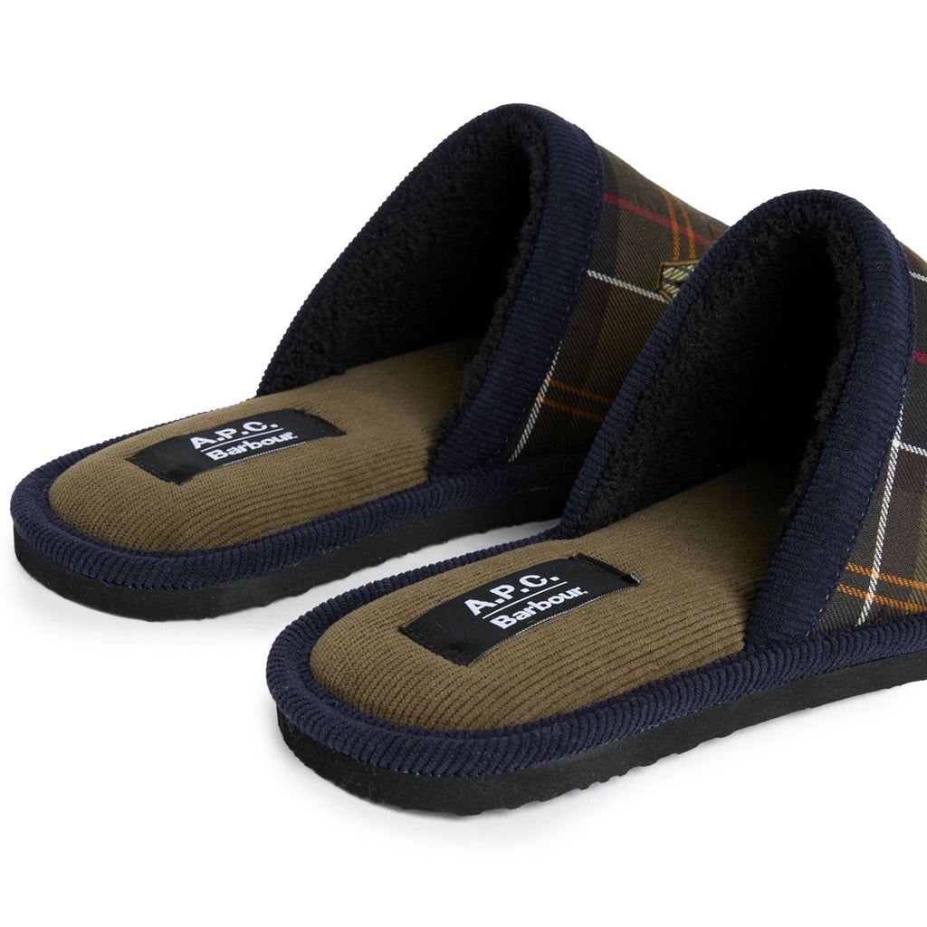 Barbour x A.P.C Mule Slippers - Classic