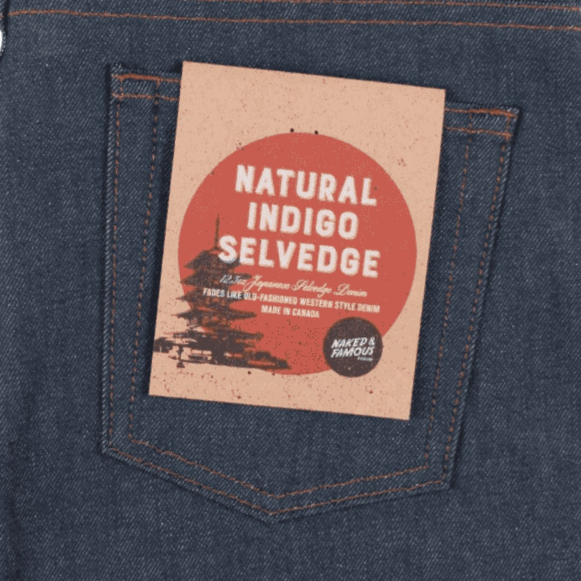 Weird Guy Natural Indigo Selvedge - Indigo