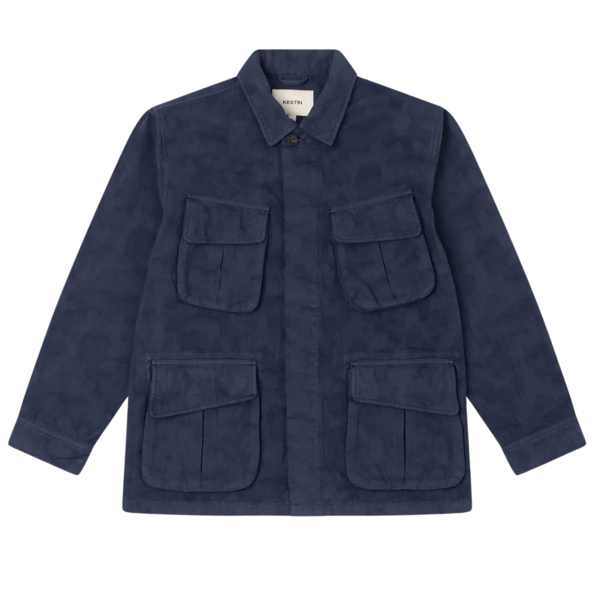 Kestin Jacquard Ripstop Cotton Tyndrum Jacket  - Navy