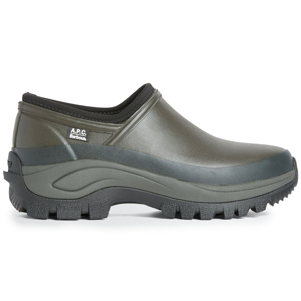 Barbour x A.P.C Clog - Dark Sage
