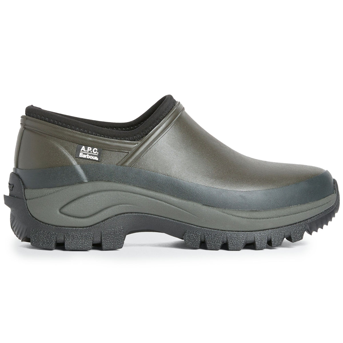 Barbour x A.P.C Clog - Dark Sage