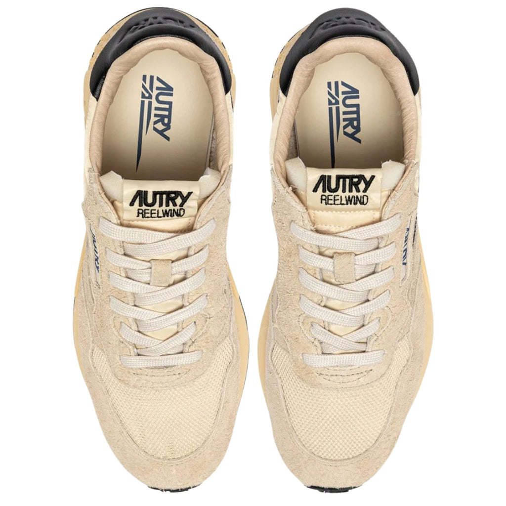 Autry Reelwind Low Sneakers - Ecru/Black