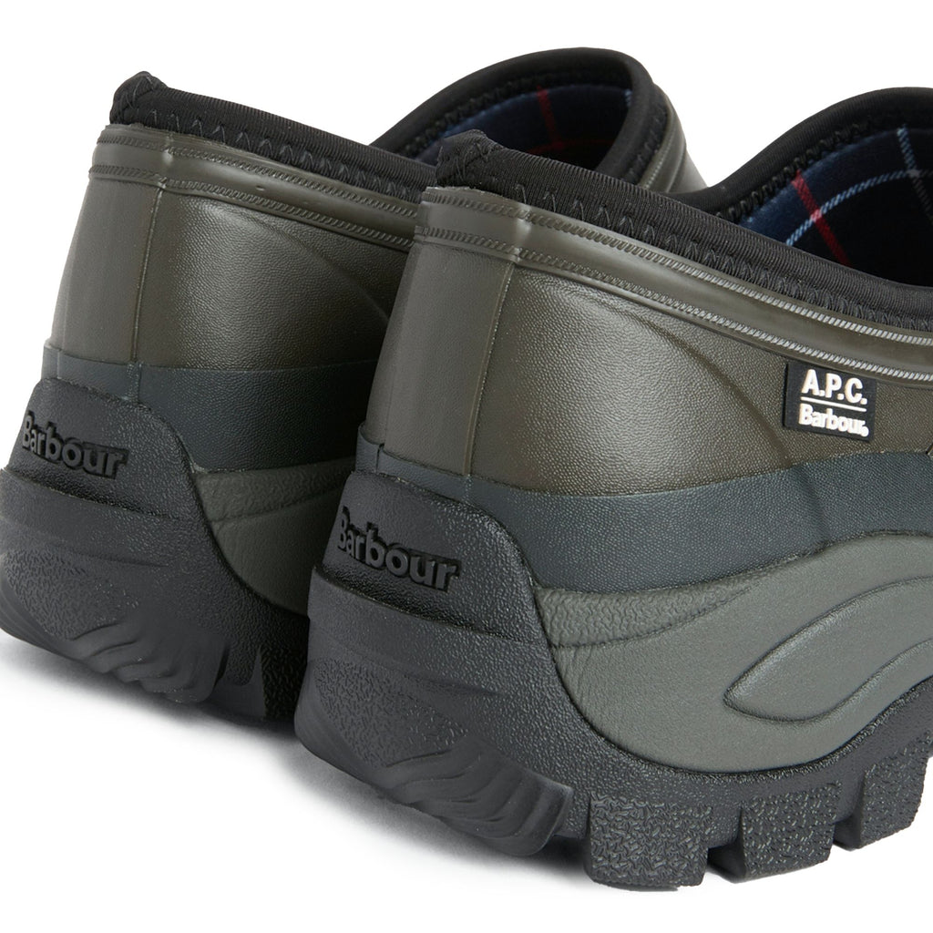 Barbour x A.P.C Clog - Dark Sage