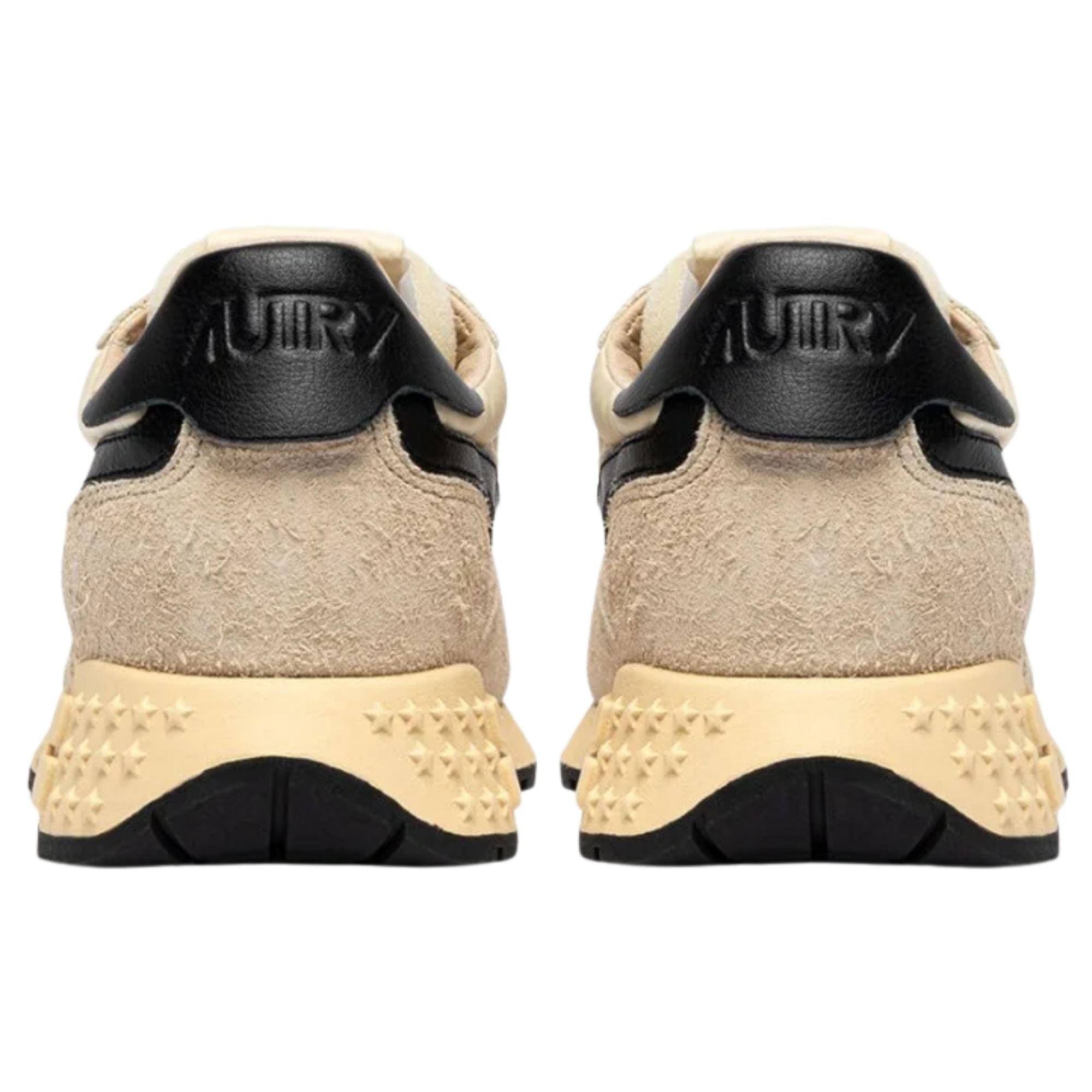 Autry Reelwind Low Sneakers - Ecru/Black