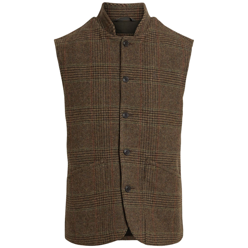 Polo Ralph Lauren The Langdon Plaid Tweed Waistcoat - Multi