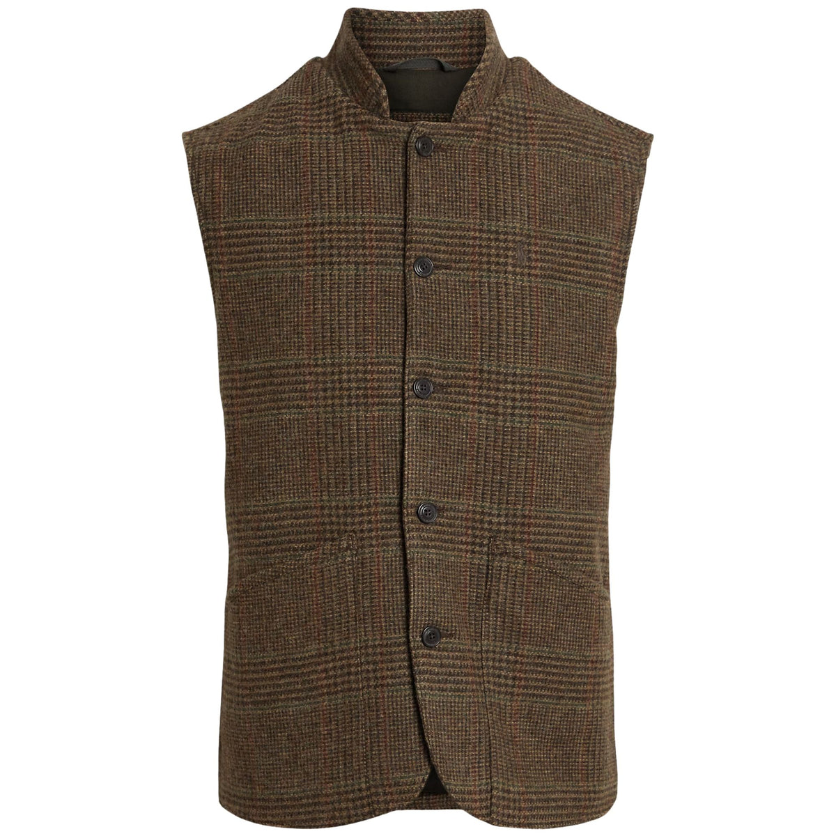 Polo Ralph Lauren The Langdon Plaid Tweed Waistcoat - Multi