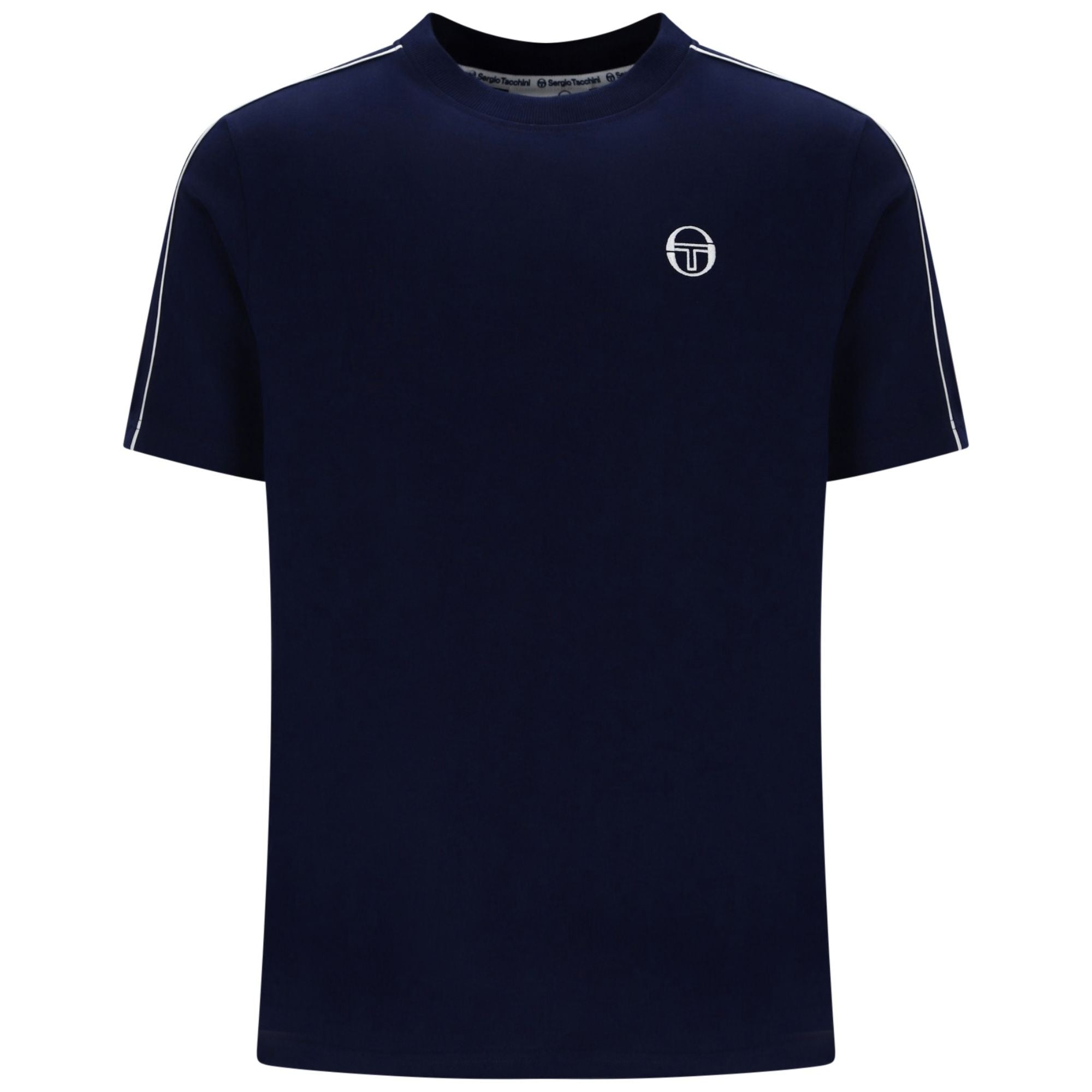 Sergio Tacchini Santis Raised Logo T-Shirt - Maritime Blue