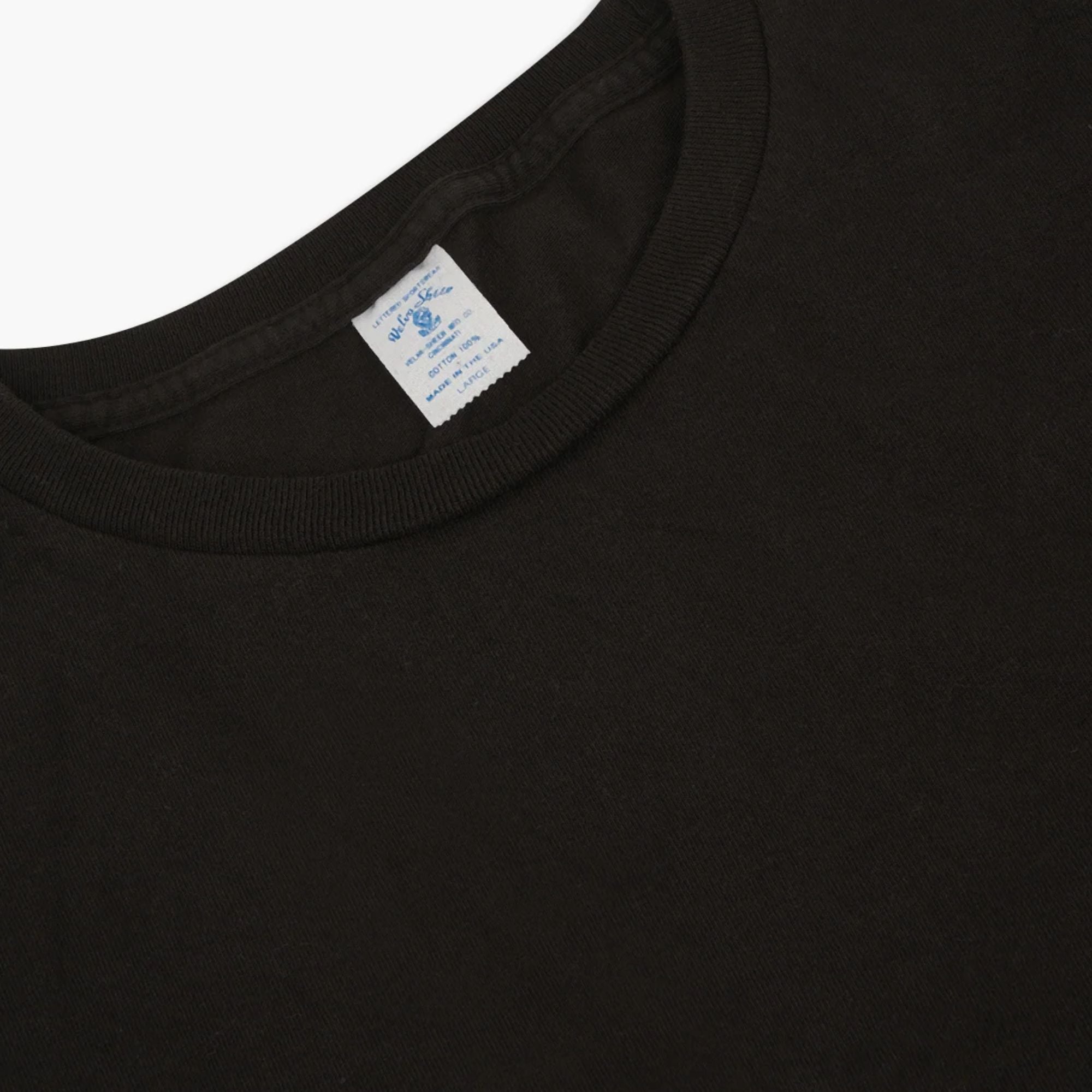 Velva Sheen Short Sleeve Crew Neck T-Shirt - Black
